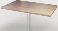 WERZALIT | Bistro Tischplatte | 120x70cm | Weiß Grau | Topalit Tischplatte