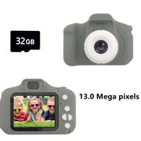 Kinderkamera HD-Digitalvideokameras(mit 32 GB SD-Karte) Geburtstagsgeschenke für Jungen im Alter von 3-9 Jahren,Schwarz