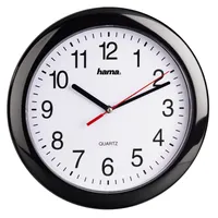 HAMA Wanduhr "PP-250", Schwarz (113920)
