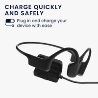kwmobile USB Kabel Charger kompatibel mit AfterShokz Xtrainerz AS700 / OpenSwim S700 Ladekabel - Smart Watch Ersatzkabel - Fitnesstracker Aufladekabel