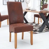 riess-ambiente Edler Stuhl CASA vintage braun Kolonialstil Massivholzbeine Esszimmertstuhl Essstuhl Küchenstuhl