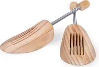 Blumtal Schuhspanner Kiefernholz - Hochwertiges Holz mit Doppelter Längenfederung für Herren und Damen, Größe 38/39, 1 Paar