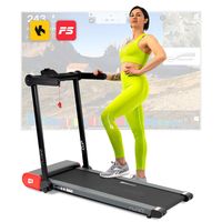 Hop-Sport HS-900LB Clip kompaktes Laufband für zuhause – Laufband klappbar mit LCD-Display, App-Steuerung, 12 Programmen und max. Geschwindigkeit 14km/h