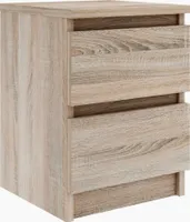 Nachttisch mit 2 Schubladen Kommode Sideboard Anrichte holz Sonoma