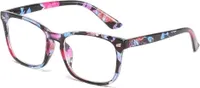 PACIEA Lesebrille Blaulichtfilter Klassisch Vollrand Federscharnier Computerbrille Damen Herren Schwarz +300