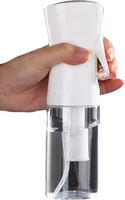 INF Fľaša na vodu s rozprašovačom na vlasy White 300 ml