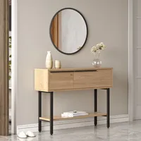 Konzolový stolík 'Vesanto' 100x30x76 cm dubový vzhľad