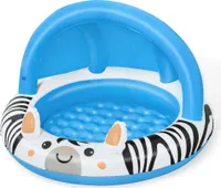 Nadmuchiwany basen dla dzieci z zadaszeniem i nadmuchiwanym dnem Bestway Zebra