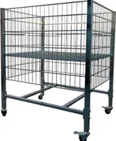 Wühltisch Gittertisch 600x800x850mm auf Rollen verzinkt