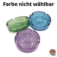 Aschenbecher Glas Ø 10,6 cm : : Küche, Haushalt & Wohnen