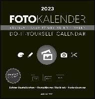 Foto-Bastelkalender schwarz 2023 21x22
