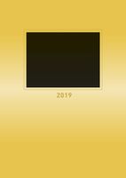 AlphaEdition 19.0808 Bastelkalender - 21 x 29,7 cm, gold