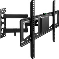 tectake TV Wandhalterung neigbar, schwenkbar für 32" (81cm) - 60" (152cm), VESA max.: 600x400, bis 60kg - schwarz