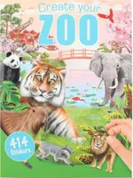 Create your ZOO, Malbuch mit Stickern