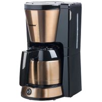 Bestron Kaffeemaschine mit Thermokanne, 8 Tassen, 900 W, Edelstahl in Kupfer -Optik