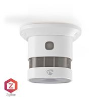 Nedis Zbds10Wt Smartlife Czujnik dymu Zigbee 3.0 Zasilany bateryjnie Żywotność czujnika: 10 lat En 14604 Android / Ios 85 Db Biały 1 szt