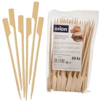 Orion Zahnstocher aus HOLZ Bambus-Spieße für Appetizer Vorspeisen Schaschliks 15 cm 50 Stück