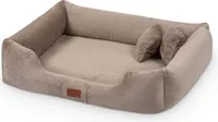 Orthopädisches Hundebett "Candy" für große, mittelgroße und kleine Hunde Größe: L (90 x 70 cm), Farbe: Beige