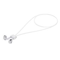 kwmobile Halteband magnetisch kompatibel mit Apple Airpods 1 / 2 / 3 / Pro 1 / Pro 2 Headphones - 80 cm Kopfhörer Halter Band Strap in Weiß