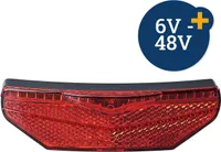 Filmer Premium 49011 E-Bike LED Rücklicht  - 6V-48V