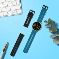 kwmobile 2x Sportarmband kompatibel mit AGPTEK LW11 Armband - Fitnesstracker Band Set aus TPU Silikon