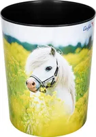 Läufer Papierkorb Pferd im Rapsfeld