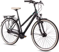 Damen City Fahrrad 28 Zoll CI.2820L Shimano Nexus 7 Schwarz 52cm für Körpergröße 170-185cm