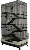 Nagervoliere BIG CAGE XXXL Nagerkäfig Käfig  Voliere Metall Nager Kleintierkäfig