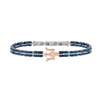 MASERATI Armband BRACELET BLUE CERAMIC 100% Edelstahl blau
