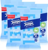 5x Tempo Feuchte Toilettentücher sanft & pflegend Travelpack, mit Kamille 10er