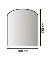 Kaminscheibe 205 x 135 x 4 mm Ofen & Kamin Glas bis 760°C