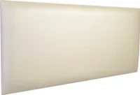 Polsterpaneel Wandkissen Wandpolster Bettkopfteil Wandpaneel Schlafzimmer | 60 x 30 cm | Creme