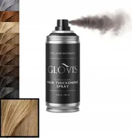 GLOVIS Thickener Streuhaar Schütthaar Haarfasern Haarverdichtungsspray 100 ml - DUNKELBLOND