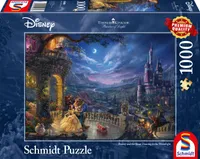 Thomas Kinkade, Disney, Die Schöne und das Biest, Tanz im Mondlicht, 1000 Teile Puzzle