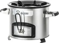 BBQ-Toro Raketenofen RAKETE #1, Edelstahl Rocket Stove für Dutch Oven und vieles mehr, Outdoorofen