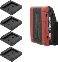 4x Akku Halter für metabo Halterung Akkuhalter Wandhalter Wandhalterung 18V / 14,4V