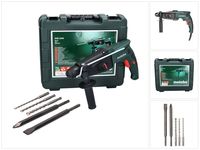 Metabo KHE 2444 Kombihammer 800 W SDS plus 2,3 J + 5 tlg. Bohrer und Meißel Set + Koffer