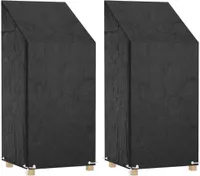 Potahy na zahradní židle 2 ks. 8 oček 65x65x110/150 cm