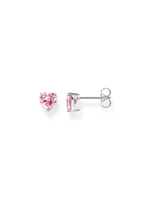 THOMAS SABO Ohrstecker Herzform Zirkonia pink H2306-051-9