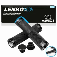LENKOX Fahrrad Lenkergriffe ergonomische Lenker Griffe Fahrradgriffe schwarz