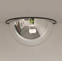 vidaXL Dopravní zrcadlo 2 ks. Polokoule Ø30 cm akrylátová