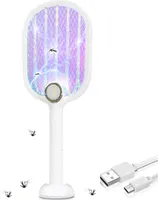 2v1 Elektrická plácačka na mouchy Mosquito Home Protection Velký zabiják hmyzu