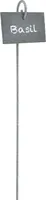 Esschert Design Schiefer Pflanzschild Blanko mit Halter