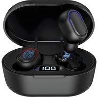 QuchiQ™ - Bluetooth Kopfhörer, kopfhörer über bluetooth, bluetooth kopfhörer in ear, kopfhörer kabellos, Bluetooth Kopfhörer, Schwarz