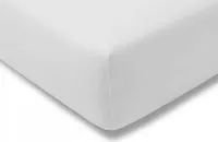 Prześcieradło Jersey 60x120 z gumką do łóżeczka białe