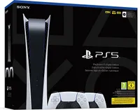 Sony PlayStation 5 Digital Edition wraz z drugim kontrolerem bezprzewodowym DualSense