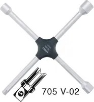 Křížový klíč 705V-02 17x19x22x12,5 mm(1/2 palce čtverec) D380 mmxŠ380mm HAZET