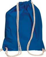 Gymbag / Sportbeutel / Turnbeutel aus Baumwolle / Farbe: blau