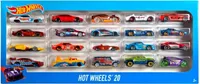 Mattel H7045 - Hot Wheels - Odlitek - 20 vozidel 1:64