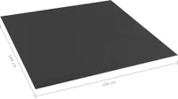 vidaXL Sandkasten-Folie Schwarz 100x100 cm